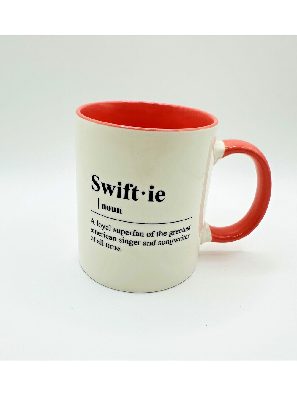 Taylor Swift “Swiftie” Coffee Mug Eras Tour Merchandise Pink With Definition VGC
